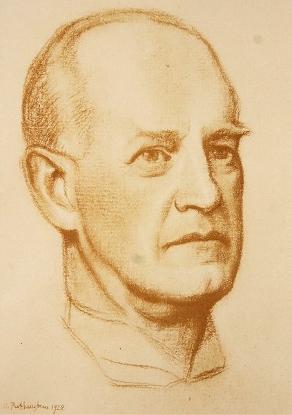 John Galsworthy OM af William Rothenstein