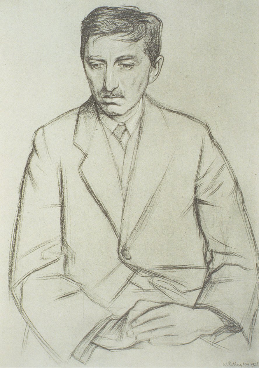 Portræt af E.M. Forster (1879-1970) af William Rothenstein