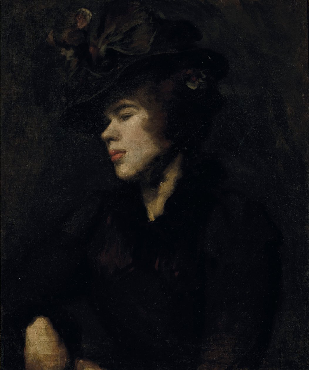 Portræt af Ida Nældeskib (olie på lærred) af William Rothenstein