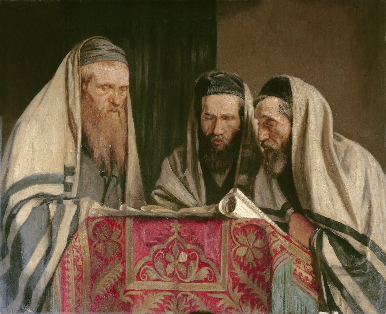 Esterin kirjan lukeminen af William Rothenstein