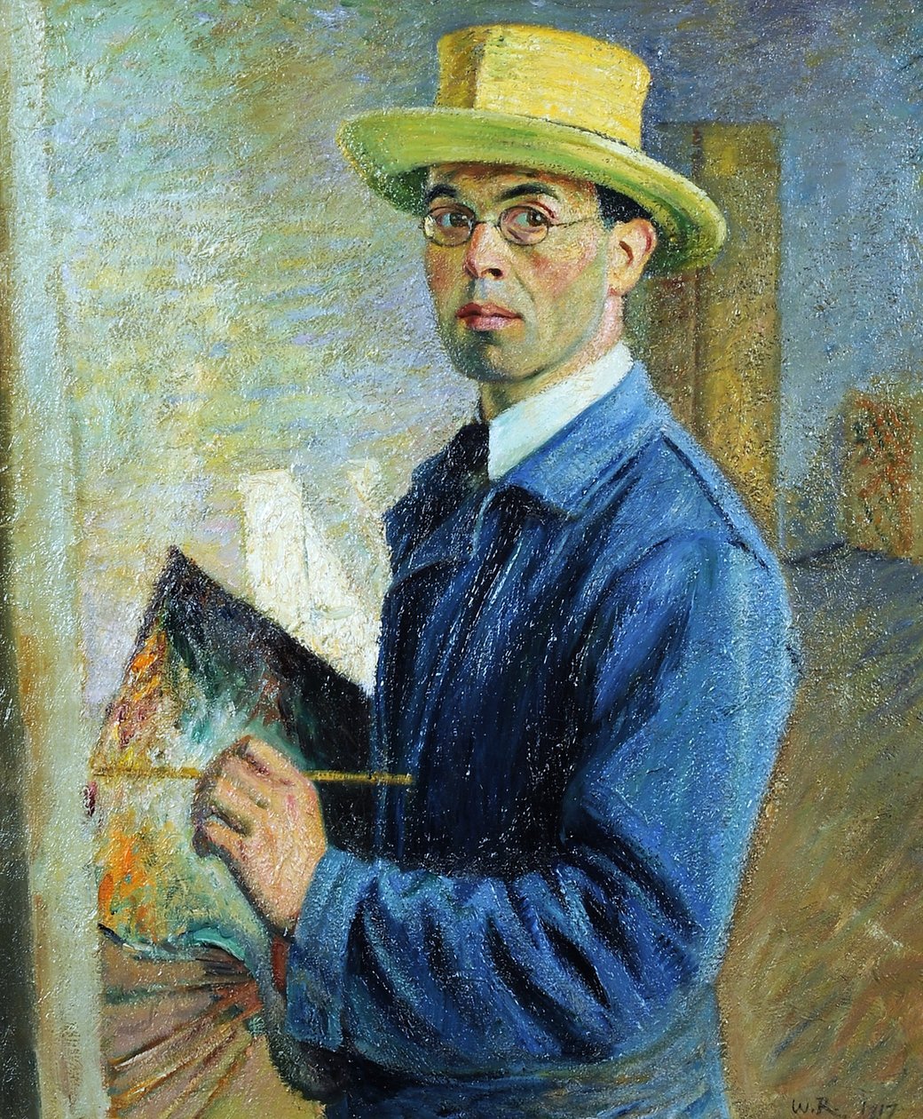 Selvportræt af William Rothenstein