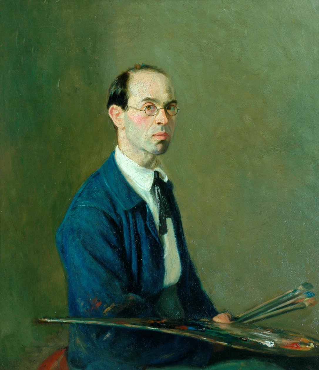 Selvportræt, ca. 1906 (olie på lærred) af William Rothenstein