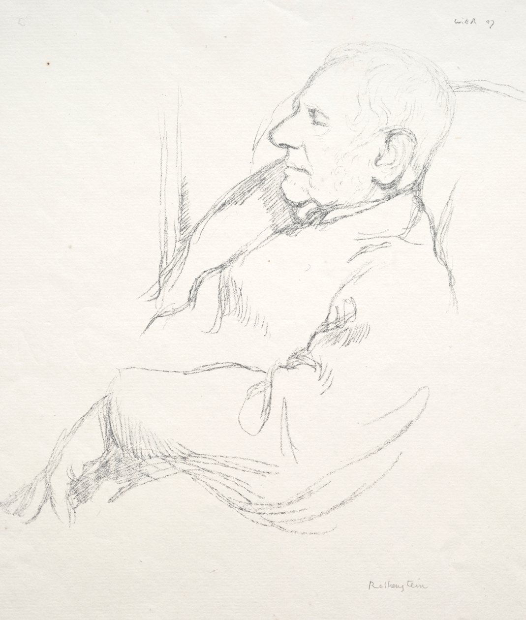 Sir Francis Seymour Haden sover af William Rothenstein