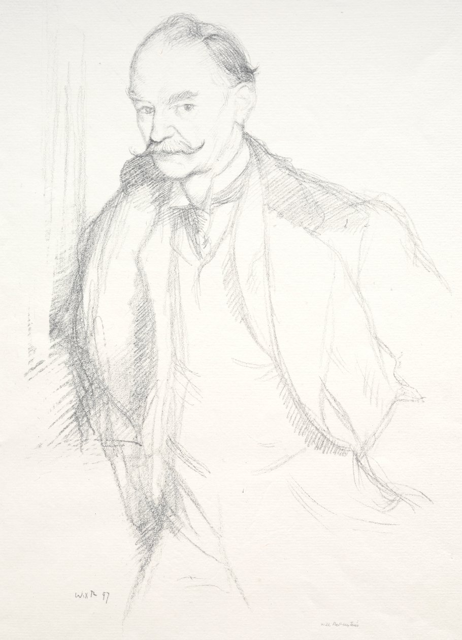 Thomas Hardy af William Rothenstein