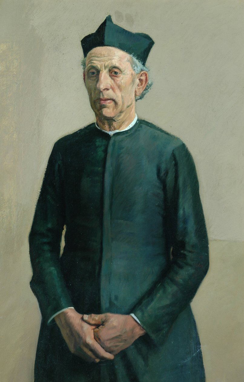 Landsbypræst (olie på lærred) af William Rothenstein