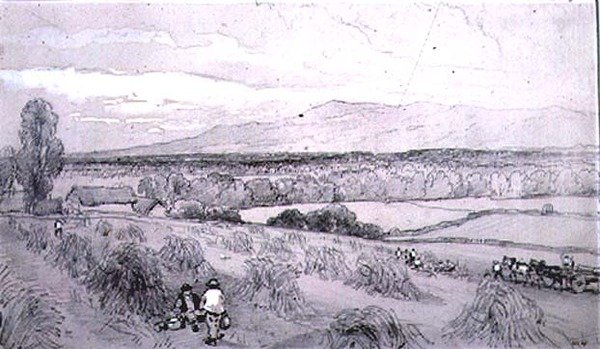 Høstscene af William Roxby Beverly