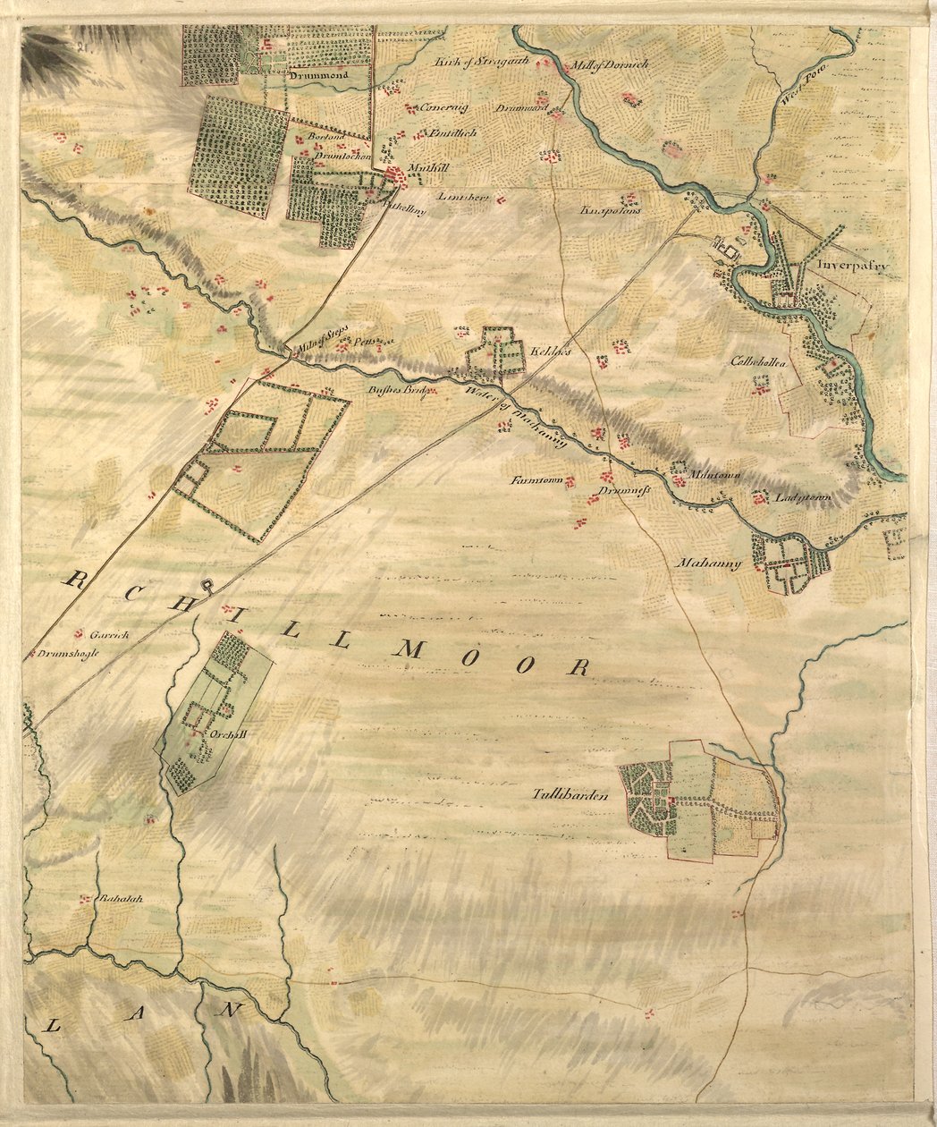 Roy Military Survey of Scotland af William Roy