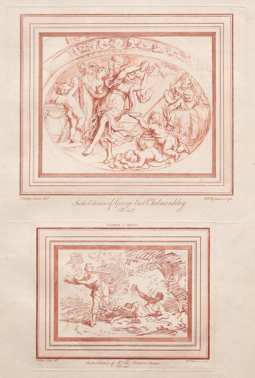 Korsika og Satyr af William Ryland