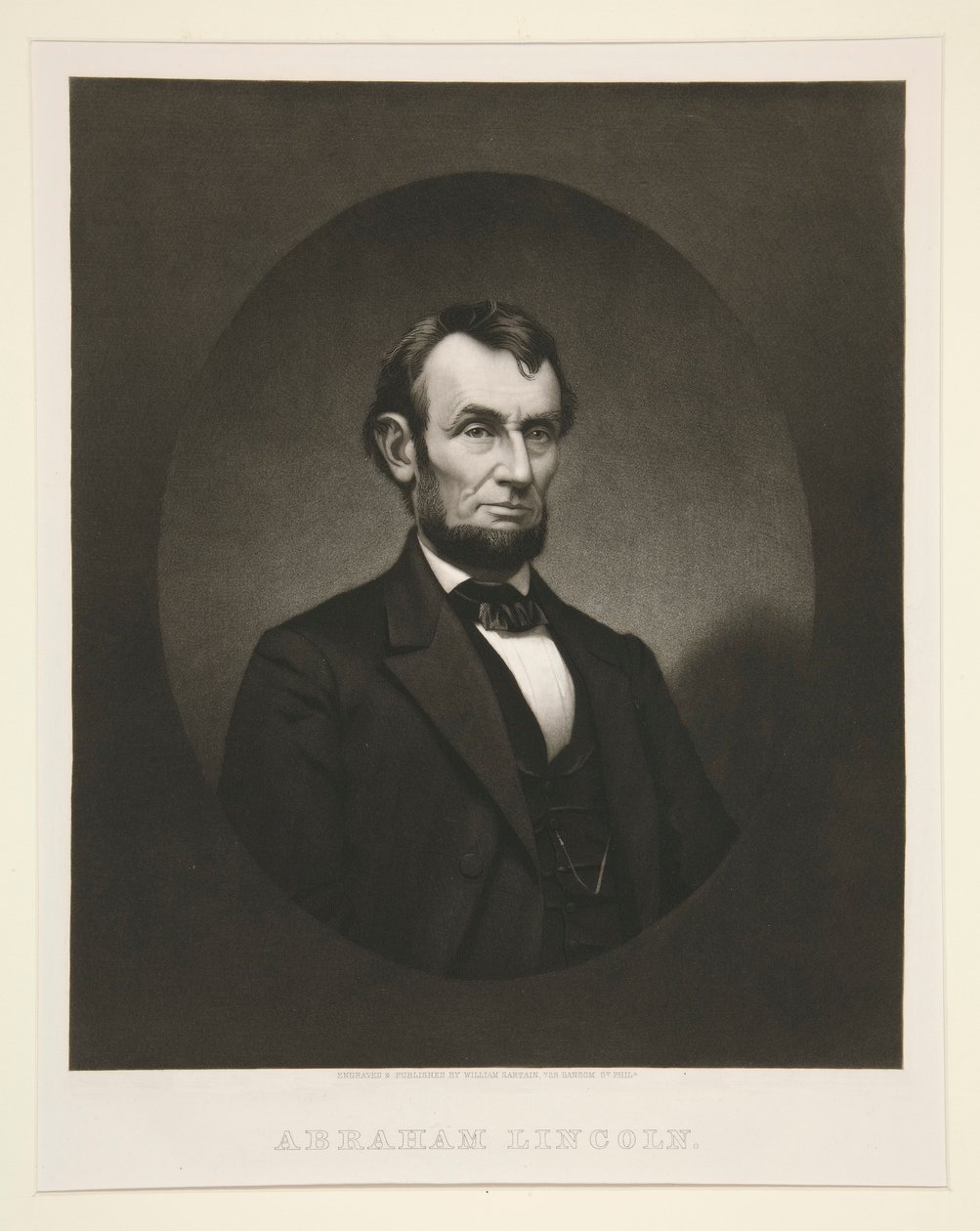 Abraham Lincoln af William Sartain