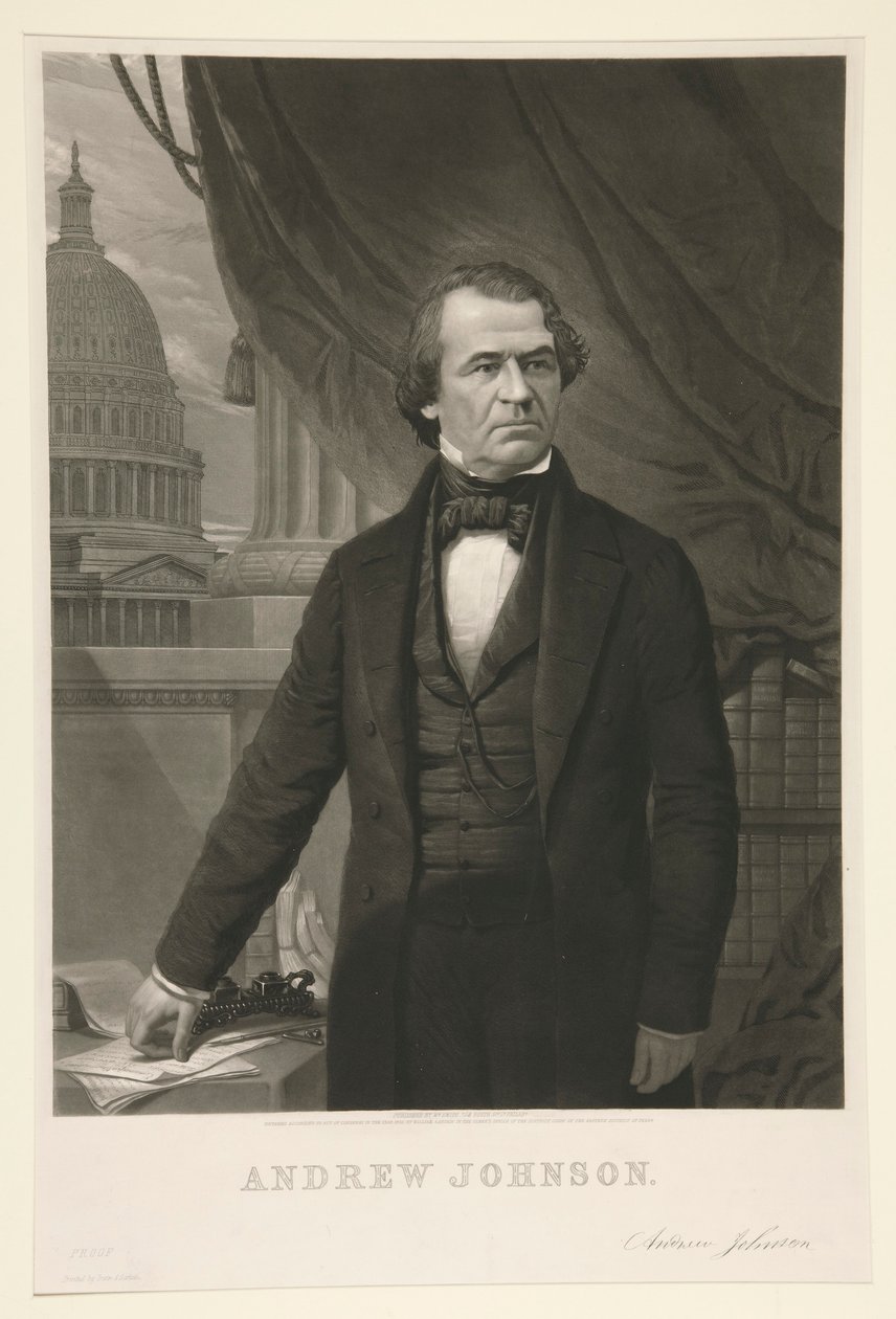 Andrew Johnson af William Sartain