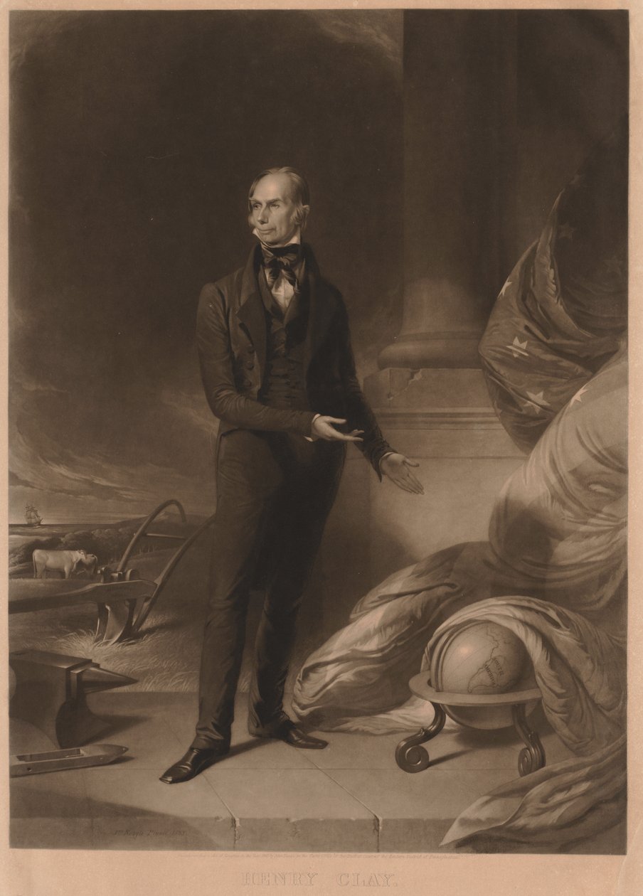 Henry Clay, 1843. af William Sartain