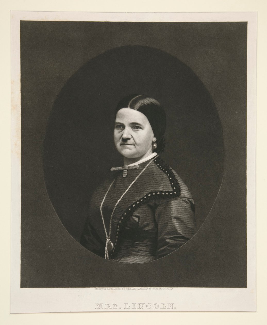 Mrs. Lincoln (Abraham) af William Sartain