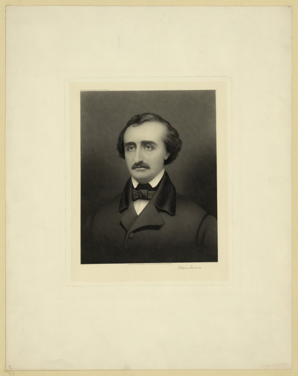 Portræt OP Edgar Allan Poe 1-5, Q5 af William Sartain