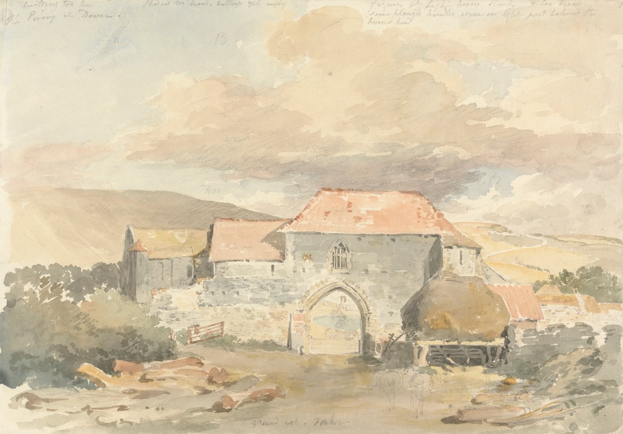 Priory i Dover af William Sawrey Gilpin