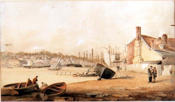 Kajen i Ipswich af William Sawrey Gilpin