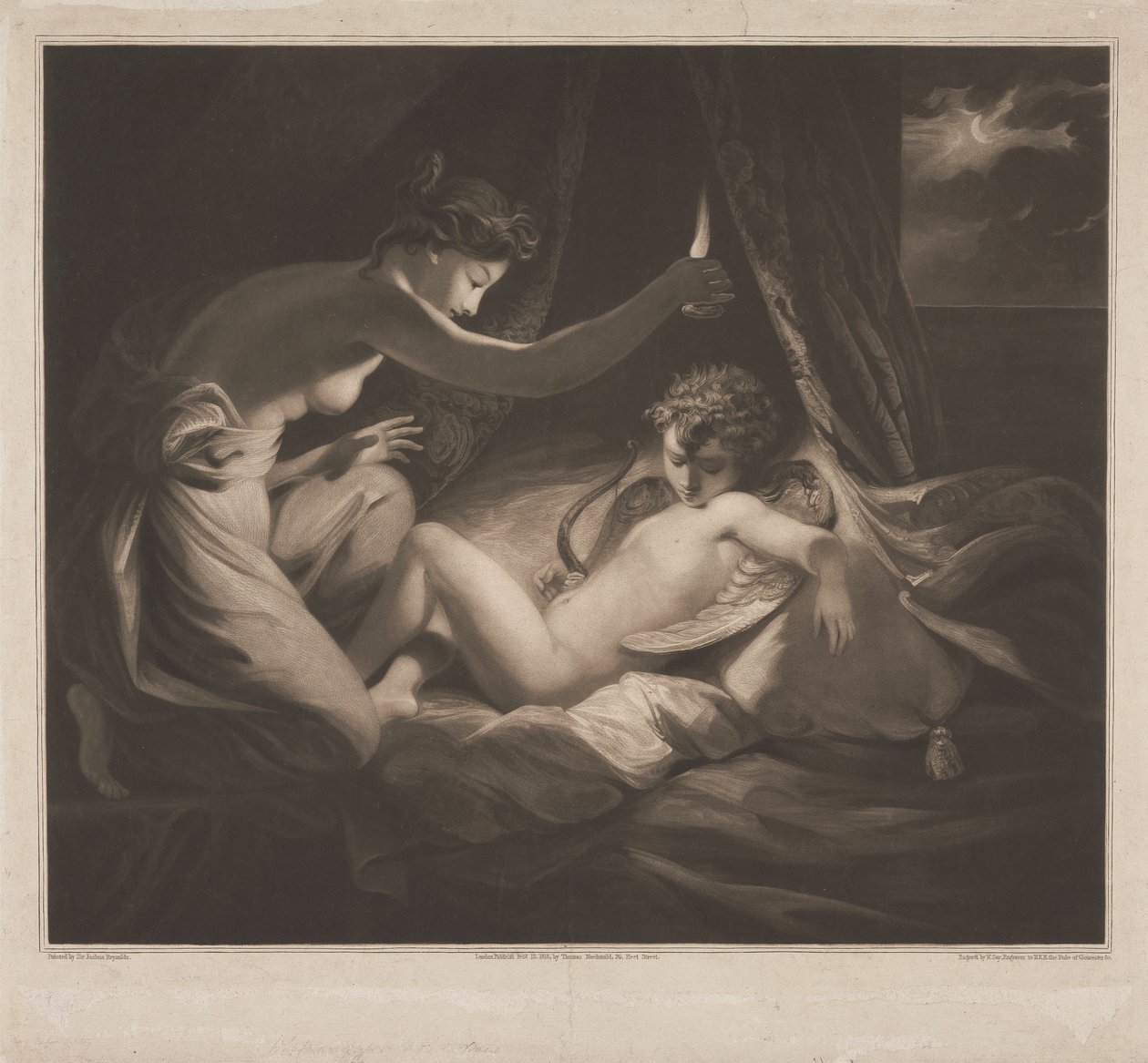 Amor og Psyche af William Say