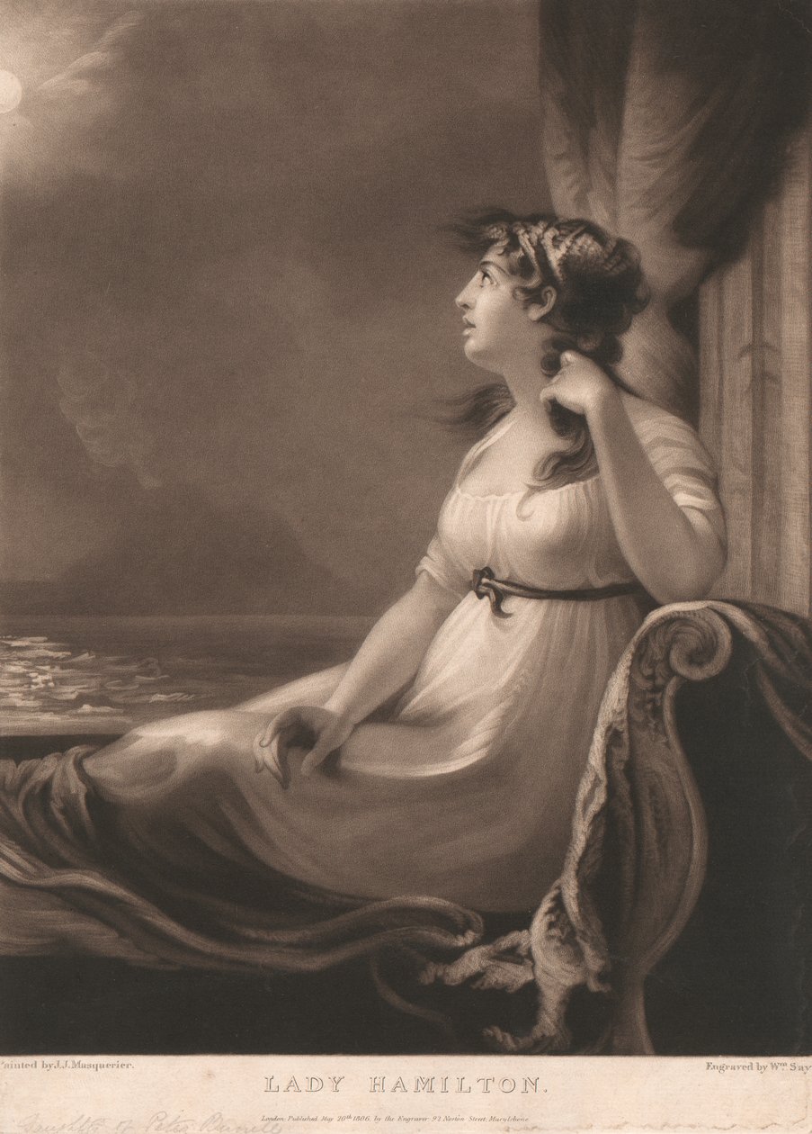 Lady Hamilton af William Say