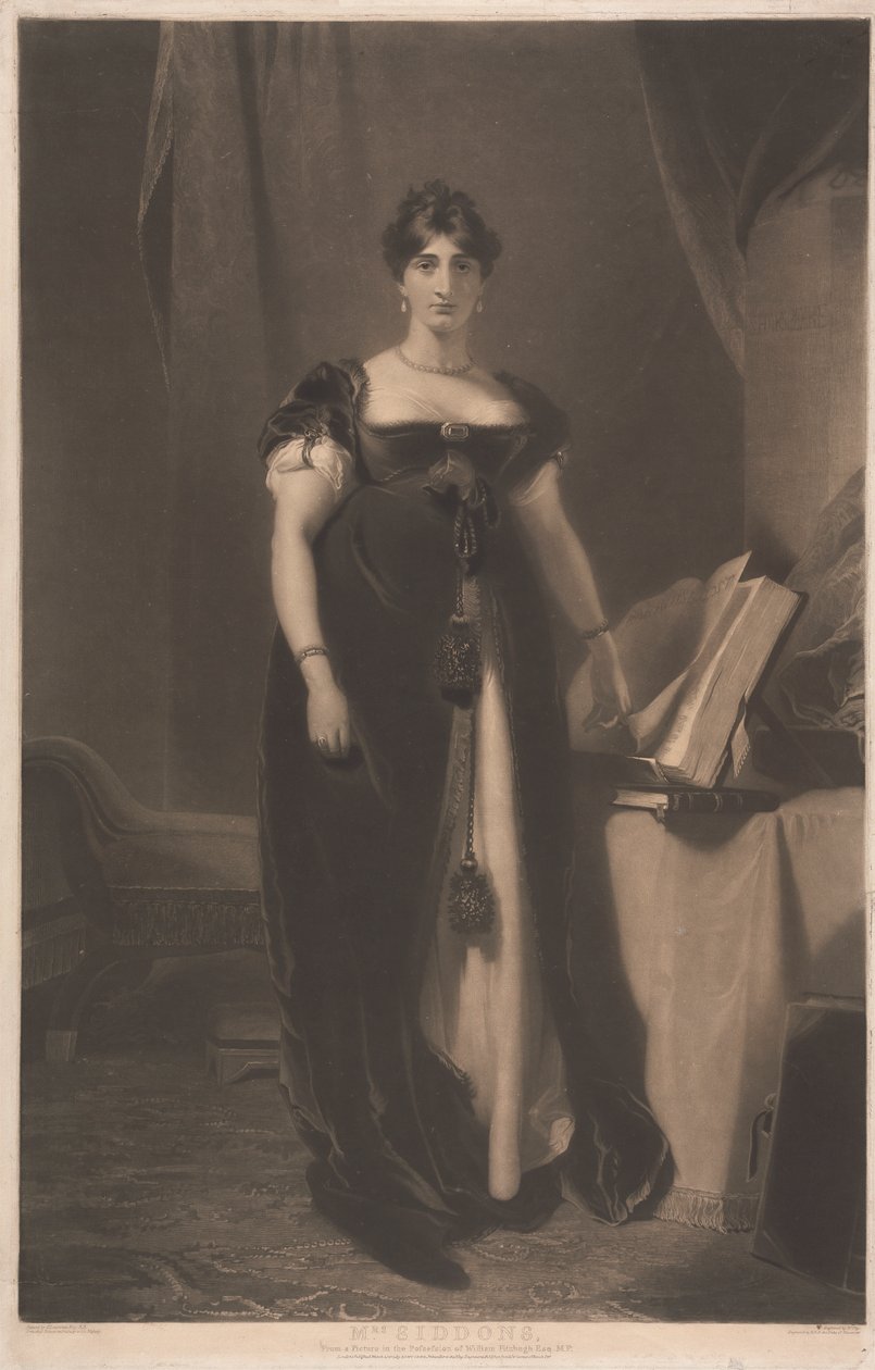 Fru Siddons af William Say