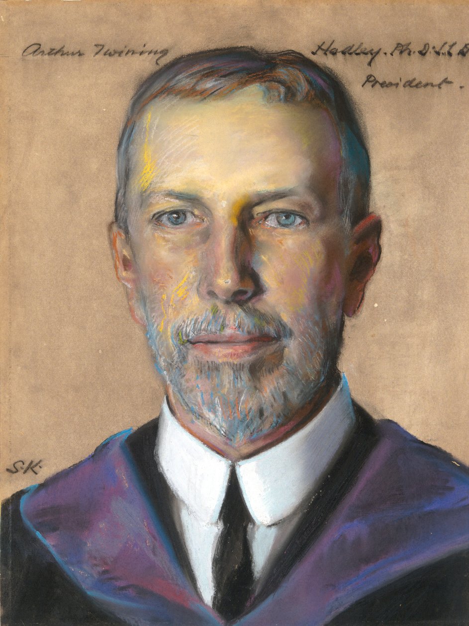 Arthur T. Hadley: B.A. 1876, præsident for Yale Univ. 1899-1921 af William Sergeant Kendall
