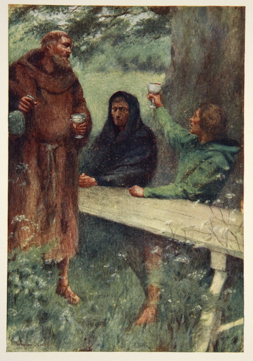 Robin Hood and the Black Monk, frontispice fra 