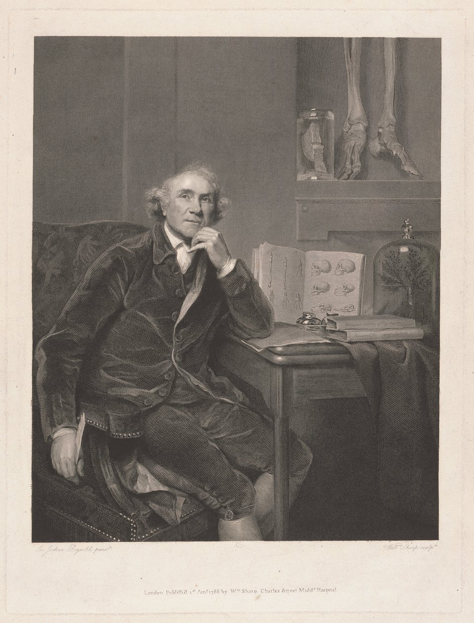 John Hunter, F.R.S. af William Sharp