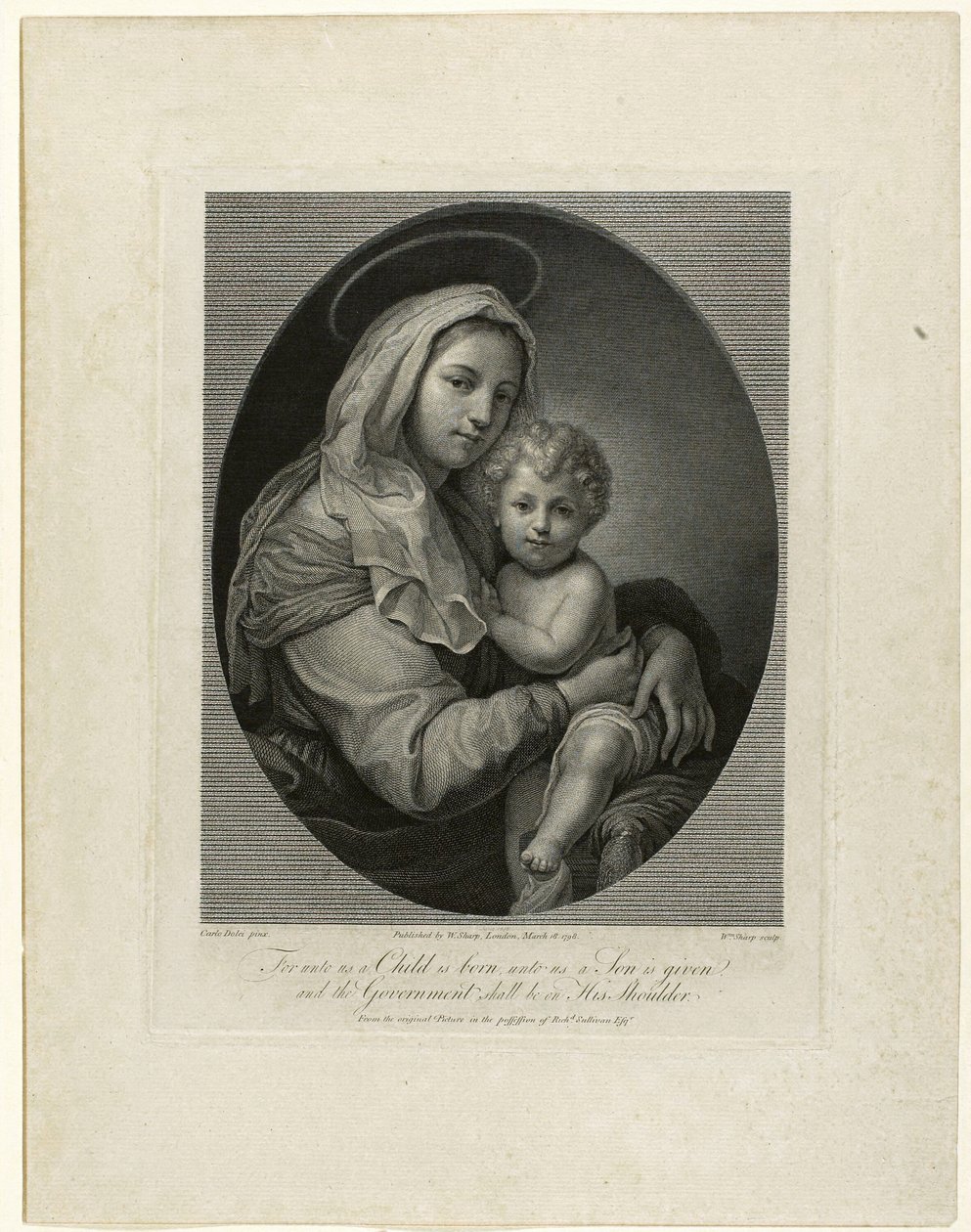 Madonna og barn af William Sharp