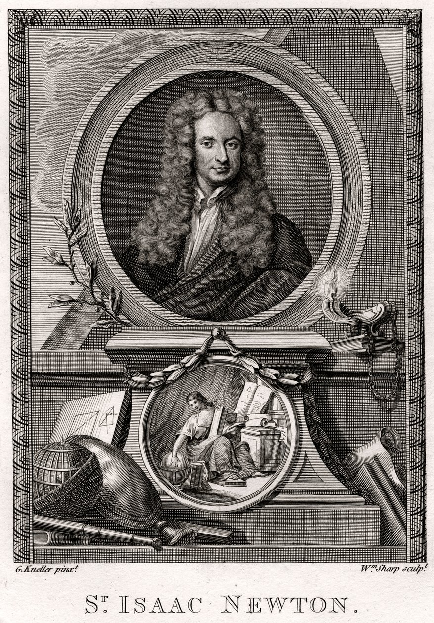 Sir Isaac Newton, 1774 af William Sharp