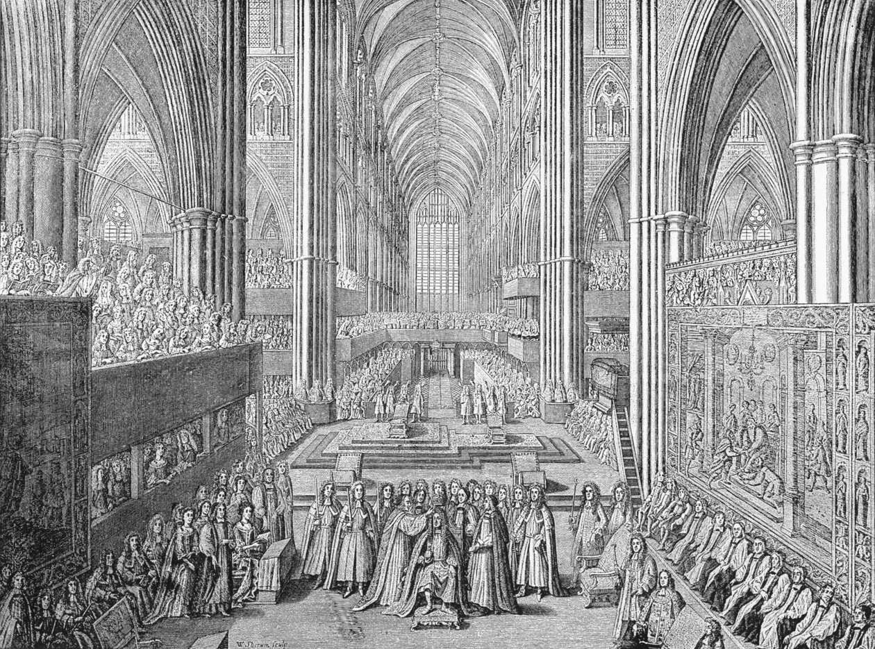 Kroningen af James II i Westminster Abbey, London, 1685 1903 af William Sherwin