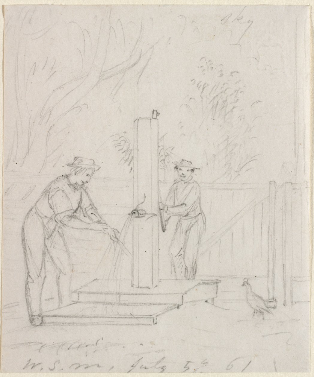 Ved pumpen af William Sidney Mount