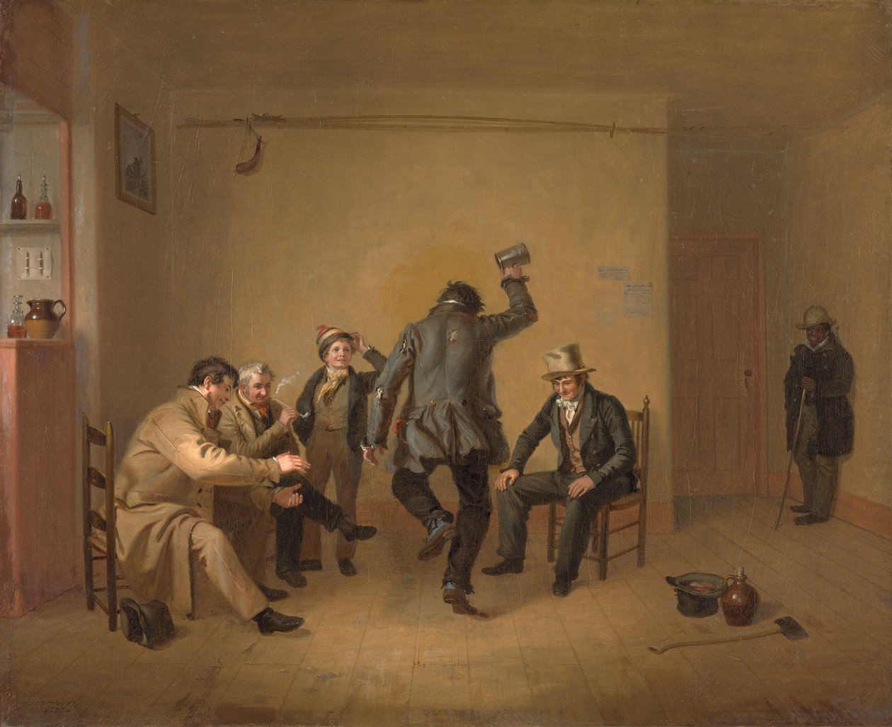 Bar-værelse Scene af William Sidney Mount