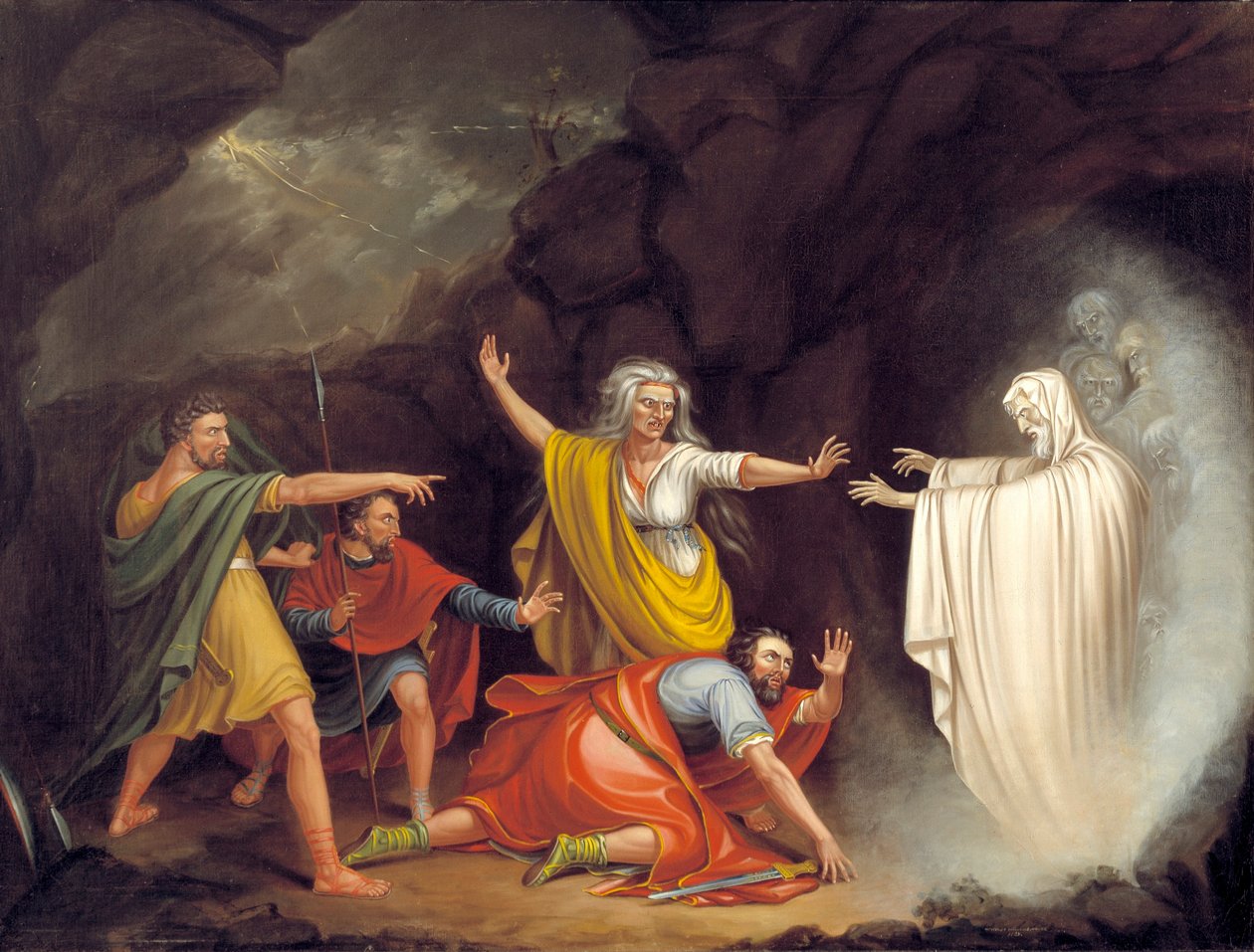 Saul og heksen fra Endor af William Sidney Mount