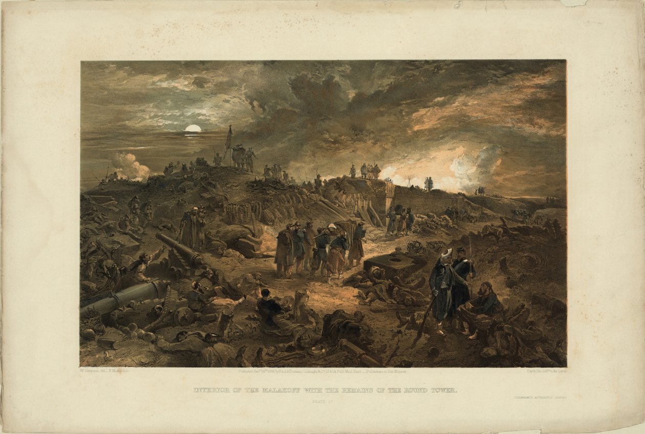 Efter indtagelsen af Malakoff den 8. september 1855, 1855 af William Crimea Simpson