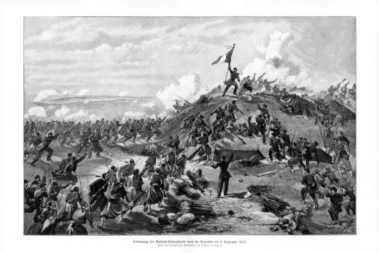 Angrebet på Malakoff, 8. september 1855, 1900. af William Crimea Simpson