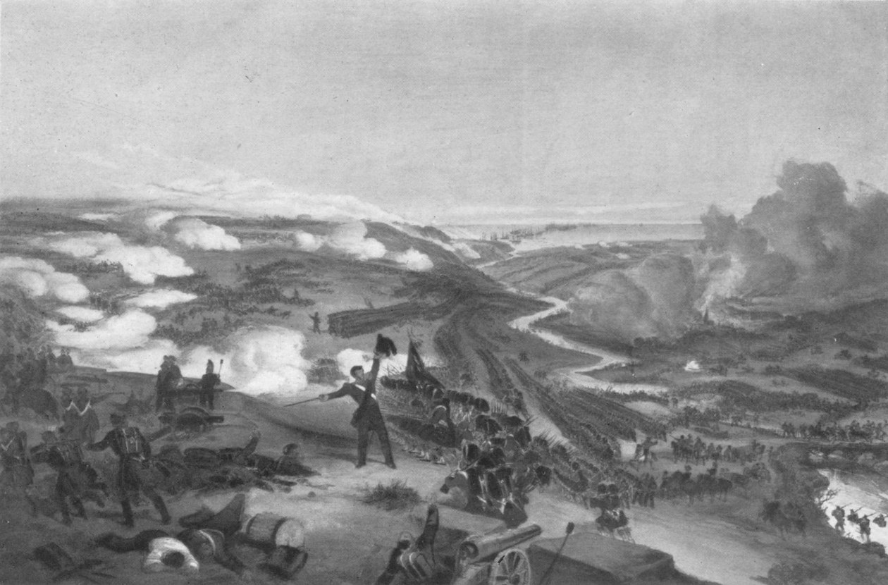 Slaget ved Alma, 1855 1909 af William Crimea Simpson