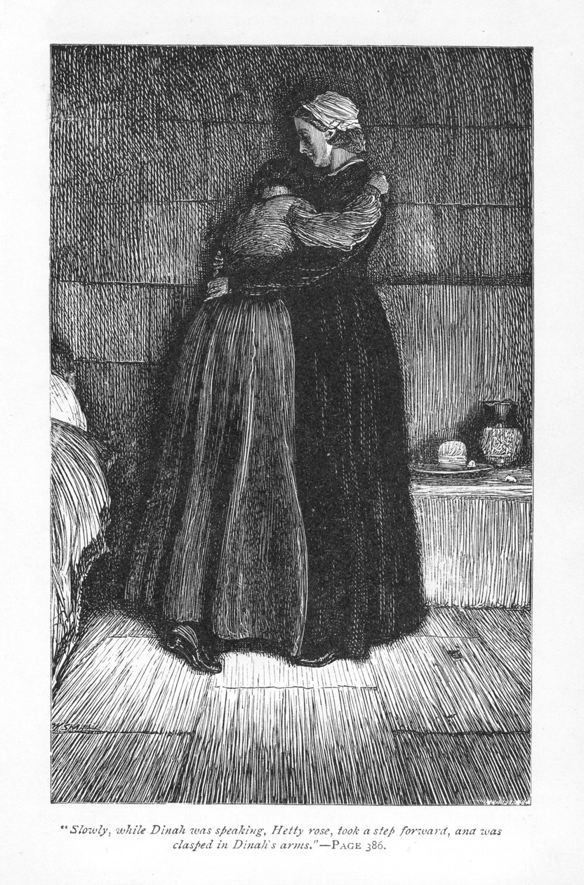 Scene fra Adam Bede af George Eliot, c1885 af William Small