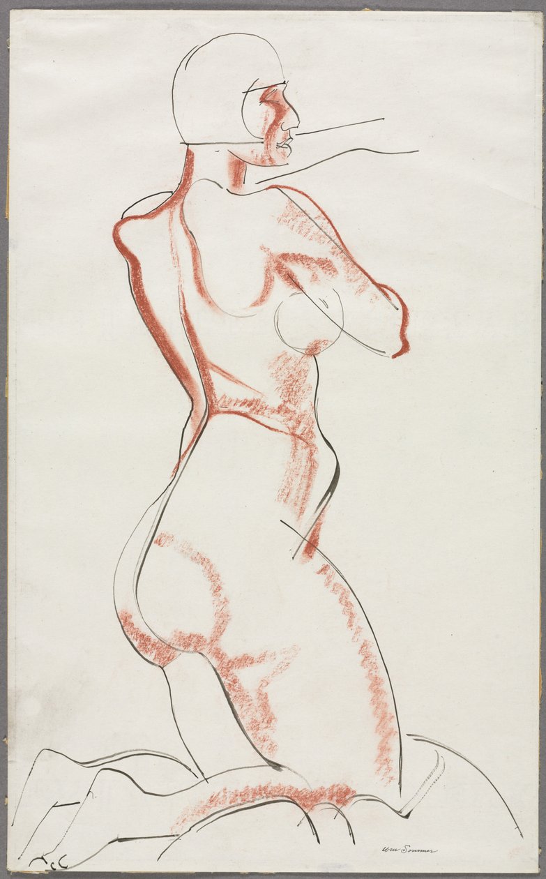Nøgen figur af William Sommer