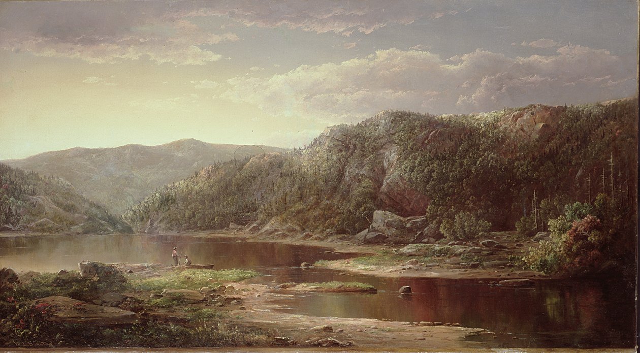 På Shenandoah, ca. 1860 af William Sonntag