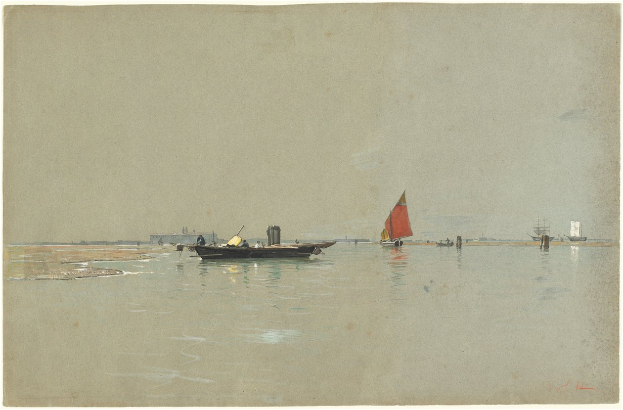 En venetiansk lagune af William Stanley Haseltine