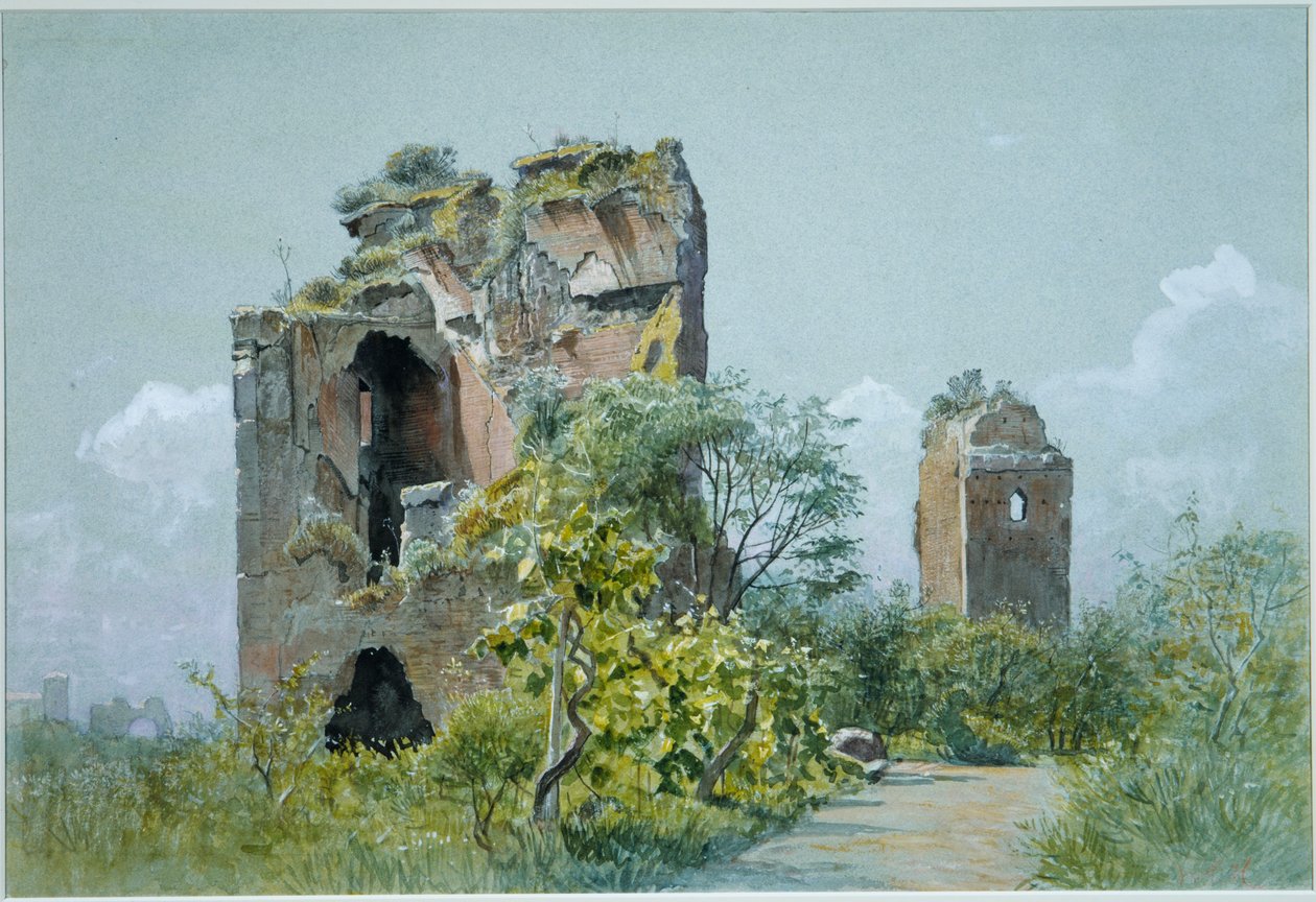 Trajans bade (Sette Sale, Villa Brancaccio, Rom) af William Stanley Haseltine