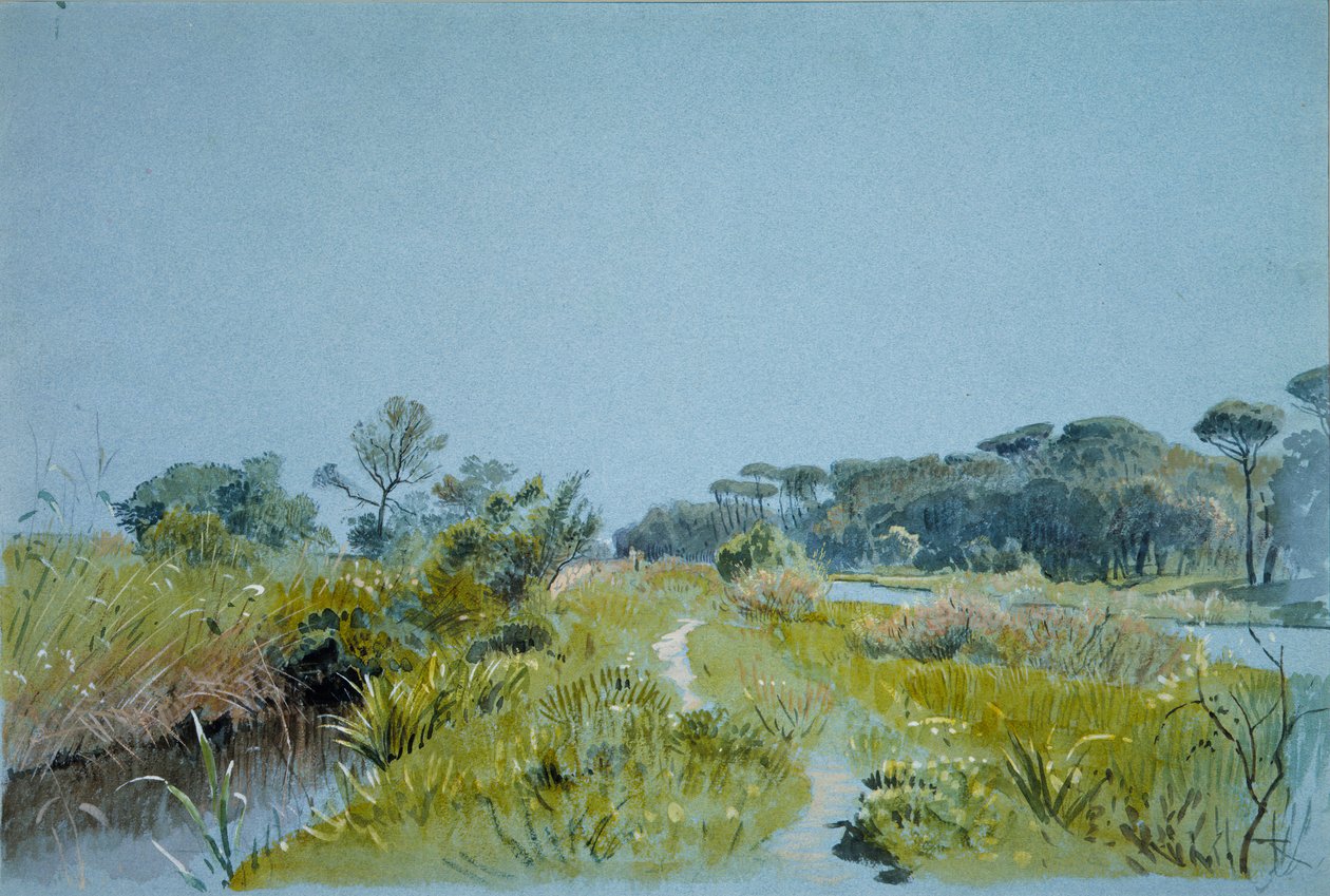 Castel FusanoNær Rom, ca. 1885. af William Stanley Haseltine