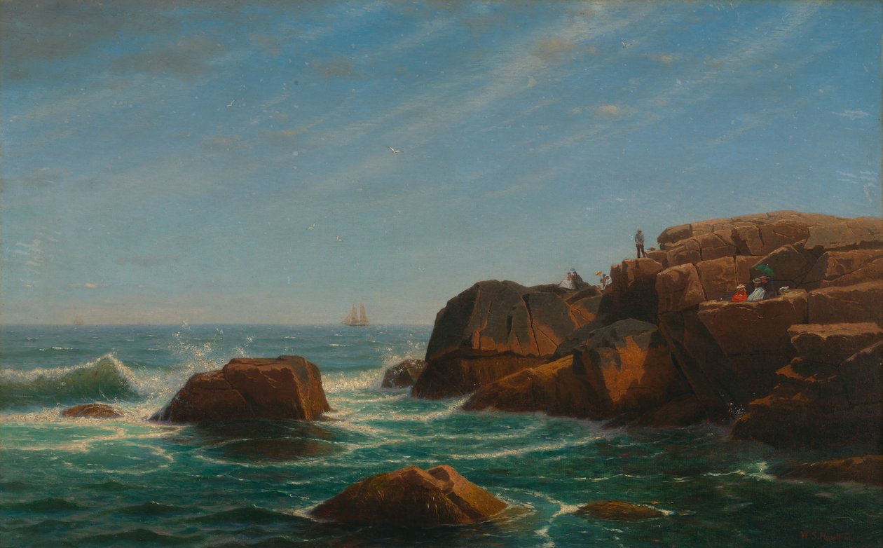 Castle Rock, Nahant af William Stanley Haseltine