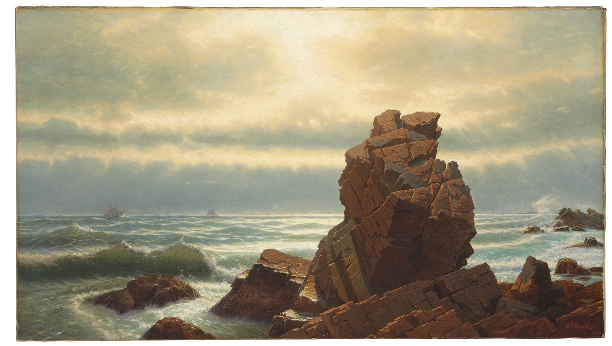 Prædikestolen, Nahant, 1865 af William Stanley Haseltine