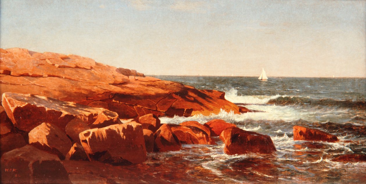 Rocky Shore, 1862 af William Stanley Haseltine