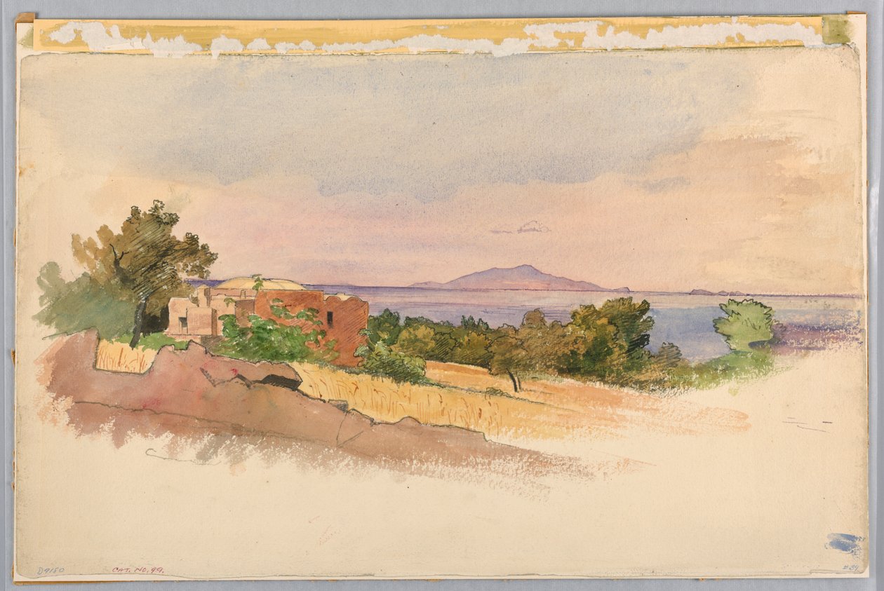 Studie af landskab, Sorrento af William Stanley Haseltine