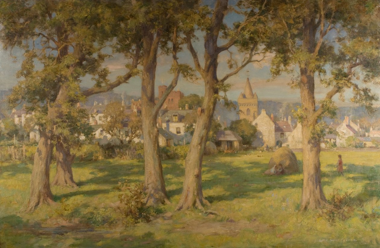 Kirkcudbright (olie på lærred) af William Stewart MacGeorge