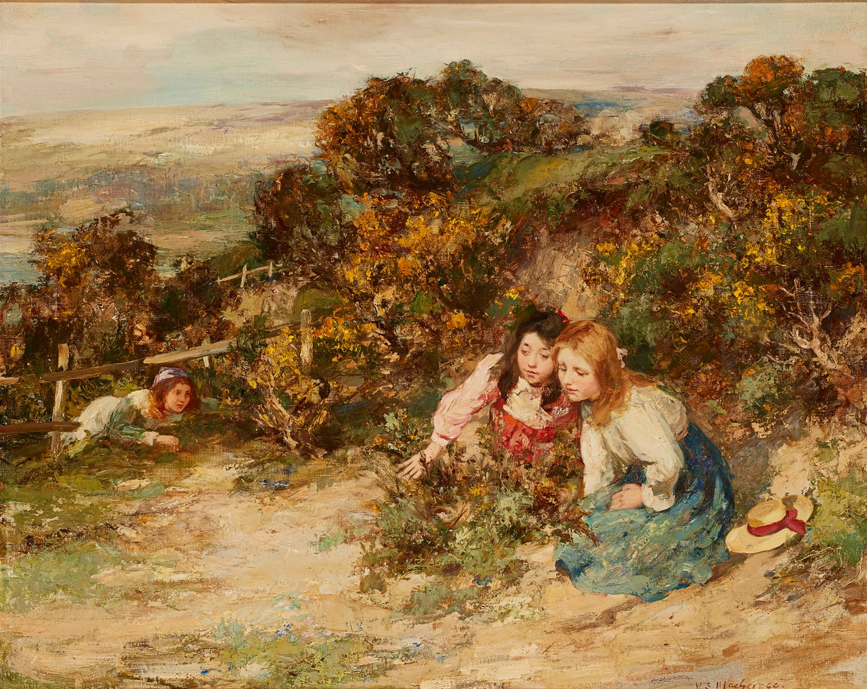 Skattejagten (olie på lærred) af William Stewart MacGeorge