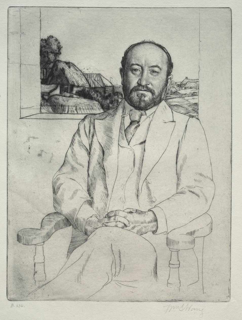 C. J. Knowles, 1894. af William Strang