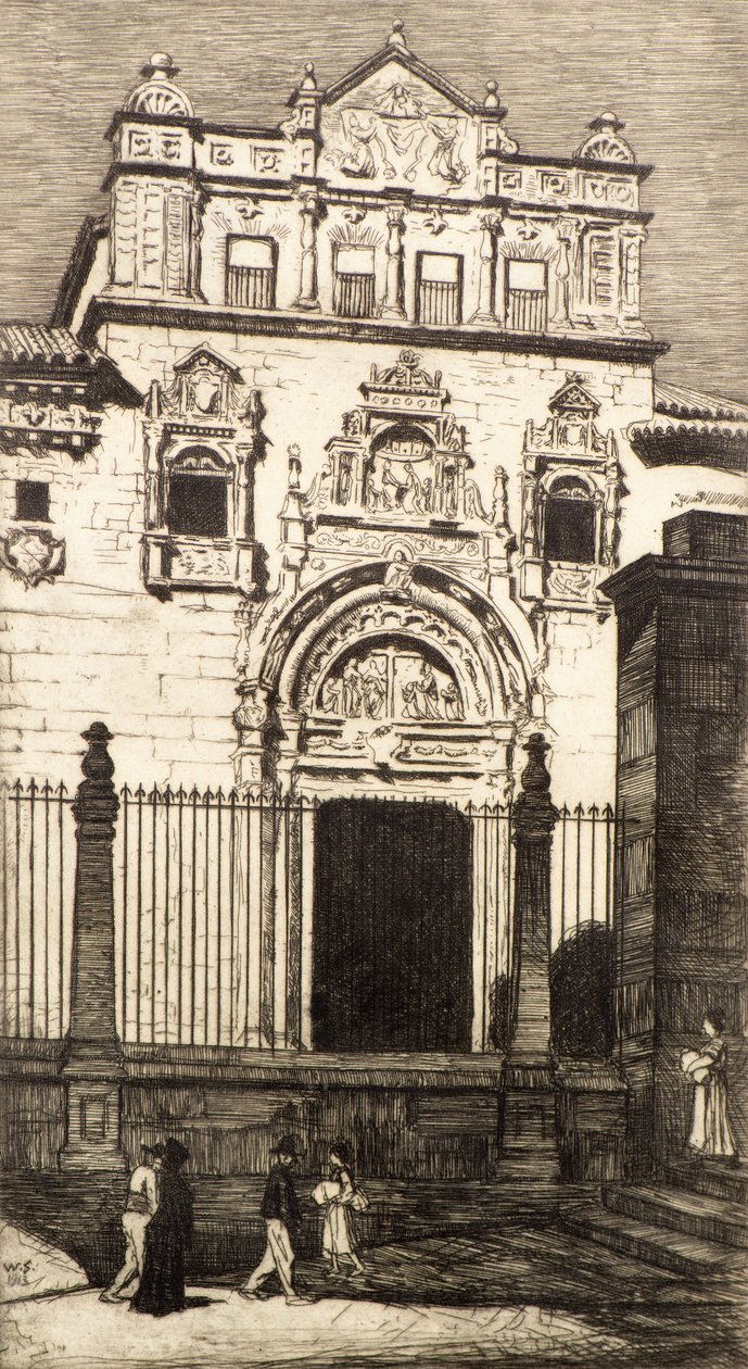 Doorway, Santa Cruz, Toledo af William Strang