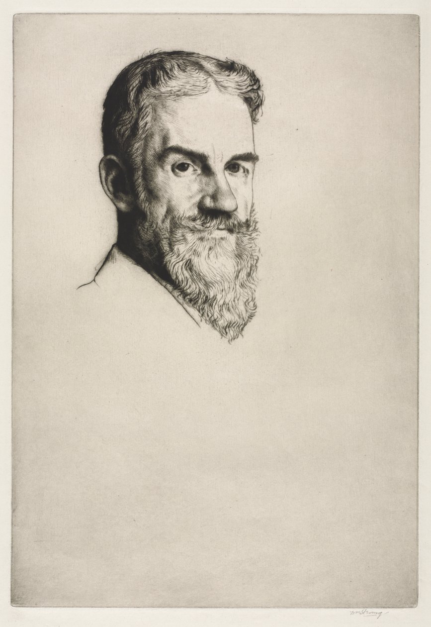 George Bernard Shaw af William Strang