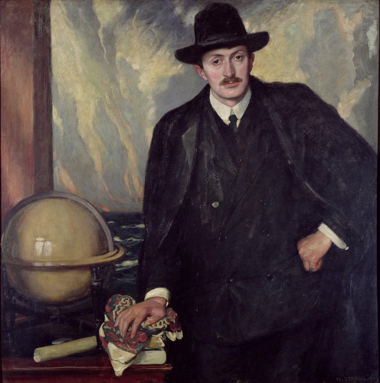 John Masefield (1878-1967), 1909 af William Strang